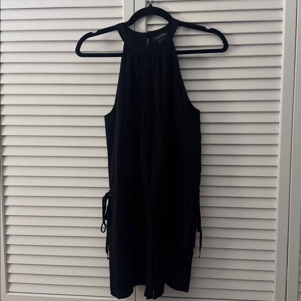Club Monaco Black Halter Romper 00